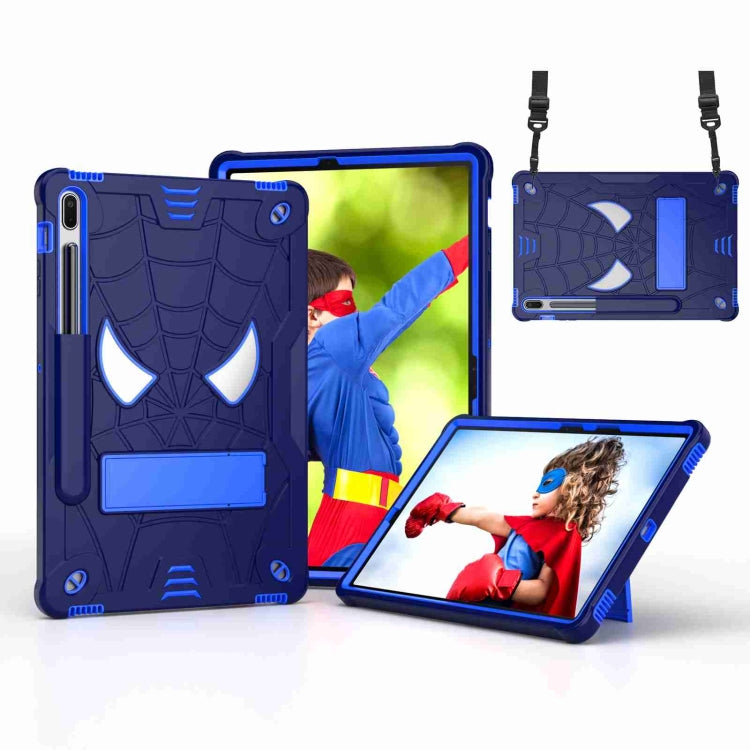 Spider Texture Silicone Hybrid PC Tablet Case with Shoulder Strap, Series 2