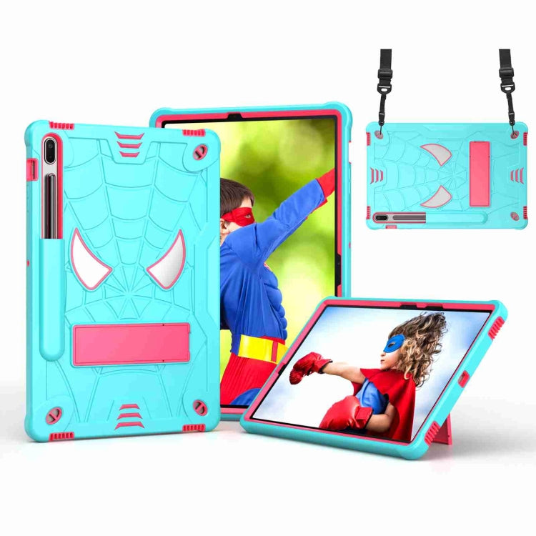 Spider Texture Silicone Hybrid PC Tablet Case with Shoulder Strap, Series 2