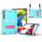 Spider Texture Silicone Hybrid PC Tablet Case with Shoulder Strap, Series 2