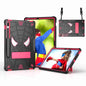 Spider Texture Silicone Hybrid PC Tablet Case with Shoulder Strap