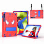 Spider Texture Silicone Hybrid PC Tablet Case with Shoulder Strap, Series 1