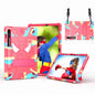 Spider Texture Silicone Hybrid PC Tablet Case with Shoulder Strap