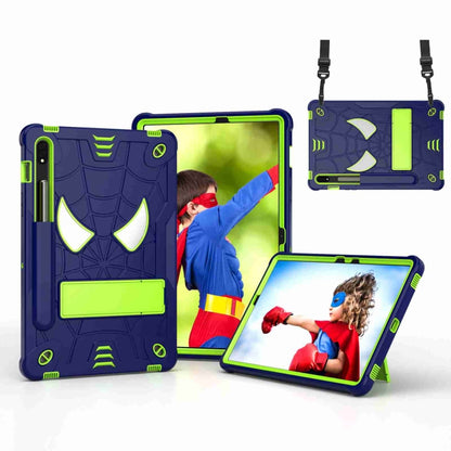 Spider Texture Silicone Hybrid PC Tablet Case with Shoulder Strap