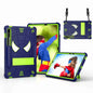Spider Texture Silicone Hybrid PC Tablet Case with Shoulder Strap