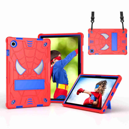 Spider Texture Silicone Hybrid PC Tablet Case with Shoulder Strap