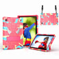 Spider Texture Silicone Hybrid PC Tablet Case with Shoulder Strap, Series 1