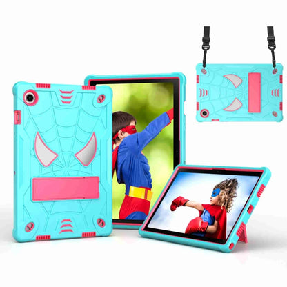 Spider Texture Silicone Hybrid PC Tablet Case with Shoulder Strap