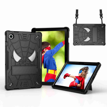 Spider Texture Silicone Hybrid PC Tablet Case with Shoulder Strap, Series 1