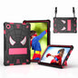 Spider Texture Silicone Hybrid PC Tablet Case with Shoulder Strap
