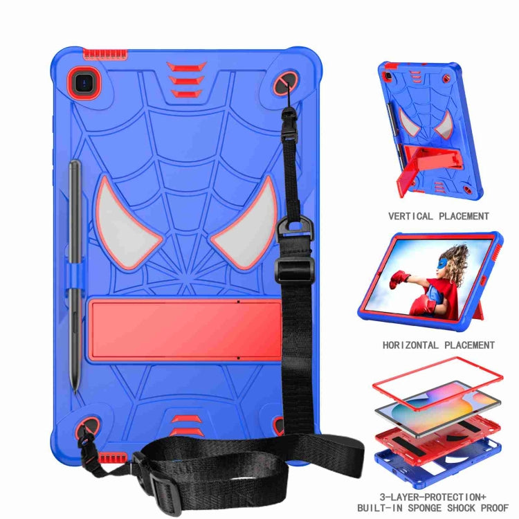 Spider Texture Silicone Hybrid PC Tablet Case with Shoulder Strap, Series 1