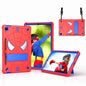 Spider Texture Silicone Hybrid PC Tablet Case with Shoulder Strap