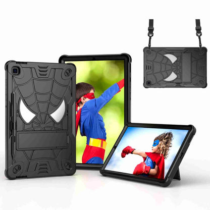 Spider Texture Silicone Hybrid PC Tablet Case with Shoulder Strap, Series 1