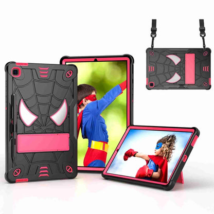 Spider Texture Silicone Hybrid PC Tablet Case with Shoulder Strap, Series 1