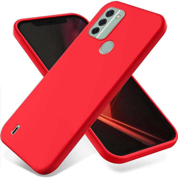 Pure Color Liquid Silicone Shockproof Phone Case, For Nokia G22, For Nokia C12 / C12 Pro / C12 Plus, For Nokia C31
