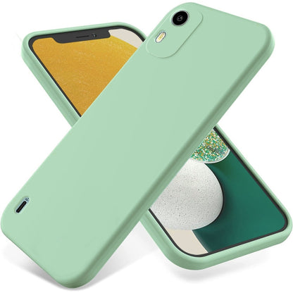 Pure Color Liquid Silicone Shockproof Phone Case