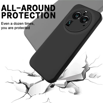 Solid Color Liquid Silicone Dropproof Full Coverage Phone Case, For OPPO Find X6 Pro, For OPPO Reno8 4G