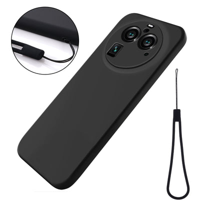 Solid Color Liquid Silicone Dropproof Full Coverage Phone Case, For OPPO Find X6 Pro, For OPPO Reno8 4G