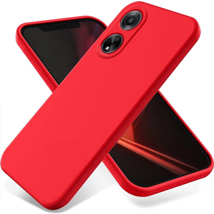 Solid Color Liquid Silicone Dropproof Full Coverage Phone Case, For OPPO F23 5G / A98 5G / A1 5G, For OPPO Find X8 Pro, For OPPO Find X6 Pro, For OPPO Reno8 4G
