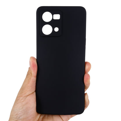 Solid Color Liquid Silicone Dropproof Full Coverage Phone Case, For OPPO Reno8 4G