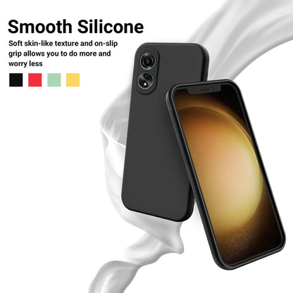 Solid Color Liquid Silicone Dropproof Full Coverage Phone Case, For OPPO A58 4G, For OPPO K11 5G, For OPPO Reno10 / Reno10 Pro Global, For OPPO A78 4G, For OPPO K11x 5G, For OPPO Reno10 Pro+
