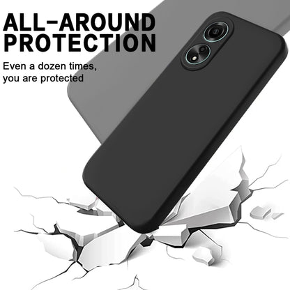 Solid Color Liquid Silicone Dropproof Full Coverage Phone Case, For OPPO A58 4G, For OPPO K11 5G, For OPPO Reno10 / Reno10 Pro Global, For OPPO A78 4G, For OPPO K11x 5G, For OPPO Reno10 Pro+