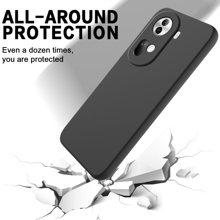 Solid Color Liquid Silicone Dropproof Full Coverage Phone Case, For OPPO Reno11 5G Global, For OPPO Reno11 Pro 5G Global, For OPPO A59 / A2, For OPPO A38 / A18 4G, For OPPO A58 4G, For OPPO K11 5G