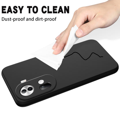 Solid Color Liquid Silicone Dropproof Full Coverage Phone Case, For OPPO Reno11 5G Global, For OPPO Reno11 Pro 5G Global, For OPPO A59 / A2, For OPPO A38 / A18 4G, For OPPO A58 4G, For OPPO K11 5G