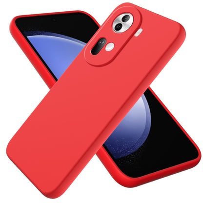 Solid Color Liquid Silicone Dropproof Full Coverage Phone Case, For OPPO A60 4G, For OPPO Reno11 F / F25 Pro, For OPPO Reno11 5G Global, For OPPO Reno11 Pro 5G Global, For OPPO A59 / A2, For OPPO A38 / A18 4G