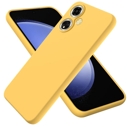 Solid Color Liquid Silicone Dropproof Full Coverage Phone Case, For OPPO A60 4G, For OPPO Reno11 F / F25 Pro, For OPPO Reno11 5G Global, For OPPO Reno11 Pro 5G Global, For OPPO A59 / A2, For OPPO A38 / A18 4G