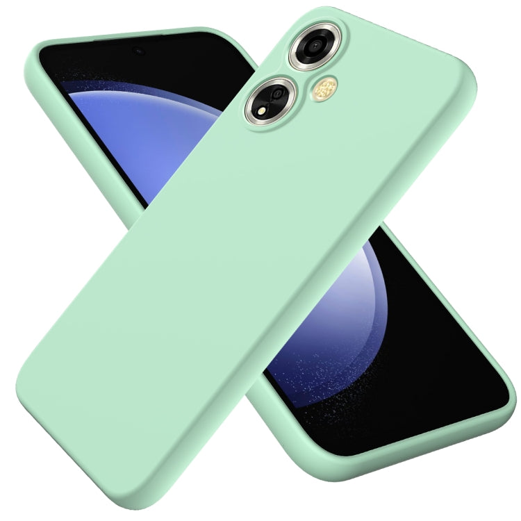Solid Color Liquid Silicone Dropproof Full Coverage Phone Case, For OPPO A60 4G, For OPPO Reno11 F / F25 Pro, For OPPO Reno11 5G Global, For OPPO Reno11 Pro 5G Global, For OPPO A59 / A2, For OPPO A38 / A18 4G