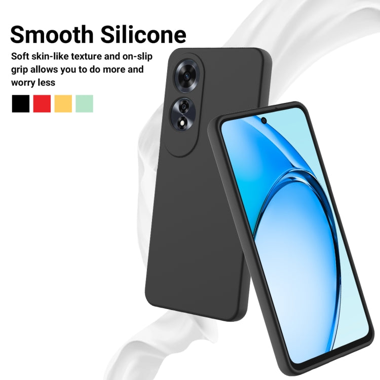 Solid Color Liquid Silicone Dropproof Full Coverage Phone Case, For OPPO A60 4G, For OPPO Reno11 F / F25 Pro, For OPPO Reno11 5G Global, For OPPO Reno11 Pro 5G Global, For OPPO A59 / A2, For OPPO A38 / A18 4G