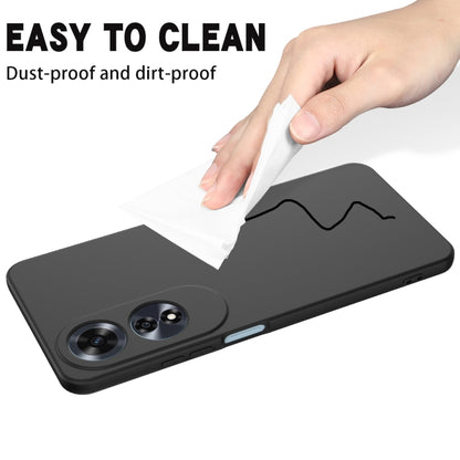 Solid Color Liquid Silicone Dropproof Full Coverage Phone Case, For OPPO A60 4G, For OPPO Reno11 F / F25 Pro, For OPPO Reno11 5G Global, For OPPO Reno11 Pro 5G Global, For OPPO A59 / A2, For OPPO A38 / A18 4G
