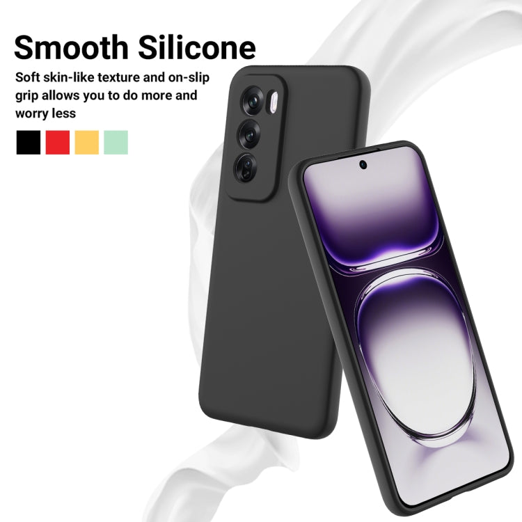 Solid Color Liquid Silicone Dropproof Full Coverage Phone Case, For OPPO Reno12 Pro 5G Global, For OPPO Reno12 5G Global, For OPPO F27 Pro / F27 Pro+, For OPPO A60 4G, For OPPO Reno11 F / F25 Pro, For OPPO Reno11 5G Global