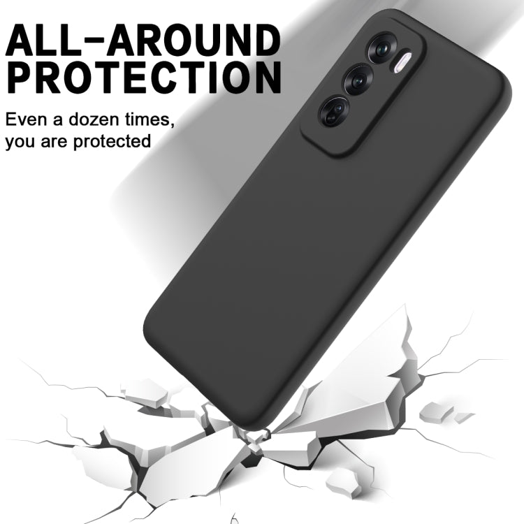 Solid Color Liquid Silicone Dropproof Full Coverage Phone Case, For OPPO Reno12 Pro 5G Global, For OPPO Reno12 5G Global, For OPPO F27 Pro / F27 Pro+, For OPPO A60 4G, For OPPO Reno11 F / F25 Pro, For OPPO Reno11 5G Global