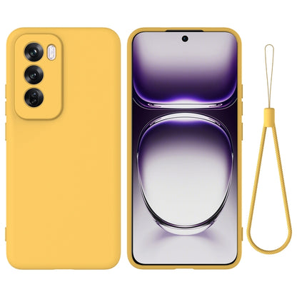 Solid Color Liquid Silicone Dropproof Full Coverage Phone Case, For OPPO Reno12 F 5G / 4G / F27, For OPPO Reno12 Pro 5G Global, For OPPO Reno12 5G Global, For OPPO F27 Pro / F27 Pro+, For OPPO A60 4G, For OPPO Reno11 F / F25 Pro