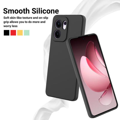 Solid Color Liquid Silicone Dropproof Full Coverage Phone Case, For OPPO Reno13 F 4G / 5G, For OPPO Find X8, For OPPO A3x / A5i 4G, For OPPO A3 Pro 5G India, For OPPO F27 5G, For OPPO Reno12 F 5G / 4G / F27