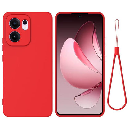 Solid Color Liquid Silicone Dropproof Full Coverage Phone Case, For OPPO Reno13 F 4G / 5G, For OPPO Find X8, For OPPO A3x / A5i 4G, For OPPO A3 Pro 5G India, For OPPO F27 5G, For OPPO Reno12 F 5G / 4G / F27