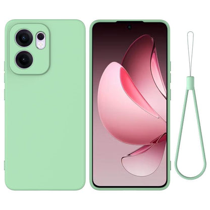 Solid Color Liquid Silicone Dropproof Full Coverage Phone Case, For OPPO Reno13 F 4G / 5G, For OPPO Find X8, For OPPO A3x / A5i 4G, For OPPO A3 Pro 5G India, For OPPO F27 5G, For OPPO Reno12 F 5G / 4G / F27