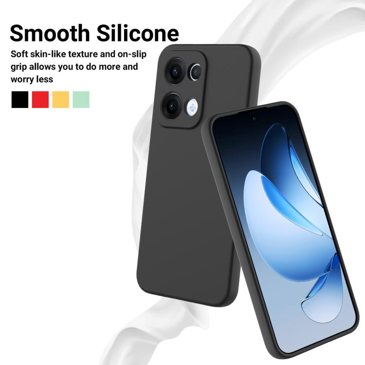 Solid Color Liquid Silicone Dropproof Full Coverage Phone Case, For OPPO Reno13 5G Global, For OPPO Reno13 F 4G / 5G, For OPPO Find X8, For OPPO A3x / A5i 4G, For OPPO A3 Pro 5G India, For OPPO F27 5G