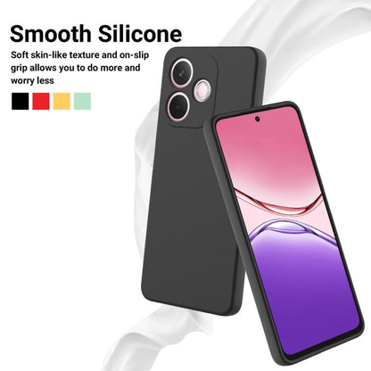 Solid Color Liquid Silicone Dropproof Full Coverage Phone Case, For OPPO A5 Pro 4G, For OPPO F29 Pro 5G, For OPPO F29 5G / A5 2025, For OPPO A5 Pro 5G, For OPPO Reno13 Pro 5G Global, For OPPO Reno13 5G Global