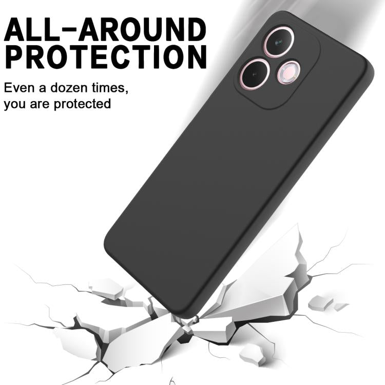 Solid Color Liquid Silicone Dropproof Full Coverage Phone Case, For OPPO A5 Pro 4G, For OPPO F29 Pro 5G, For OPPO F29 5G / A5 2025, For OPPO A5 Pro 5G, For OPPO Reno13 Pro 5G Global, For OPPO Reno13 5G Global