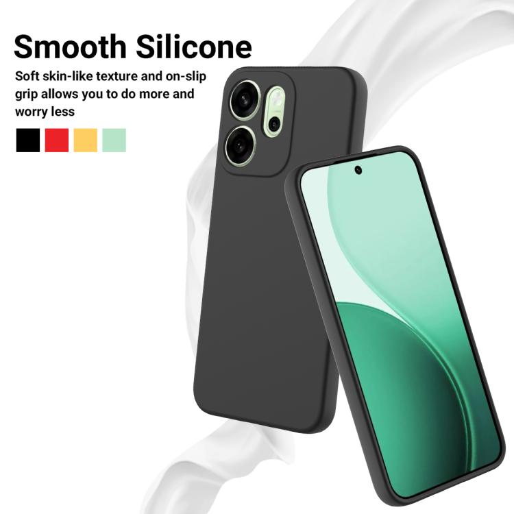 Solid Color Liquid Silicone Dropproof Full Coverage Phone Case, For OPPO Reno14 F 5G, For OPPO A79, For OPPO A5x 4G / 5G, For OPPO A5 4G / 5G Global / A5i Pro 4G, For OPPO Reno14 Pro 5G Global, For OPPO Reno14 5G Global