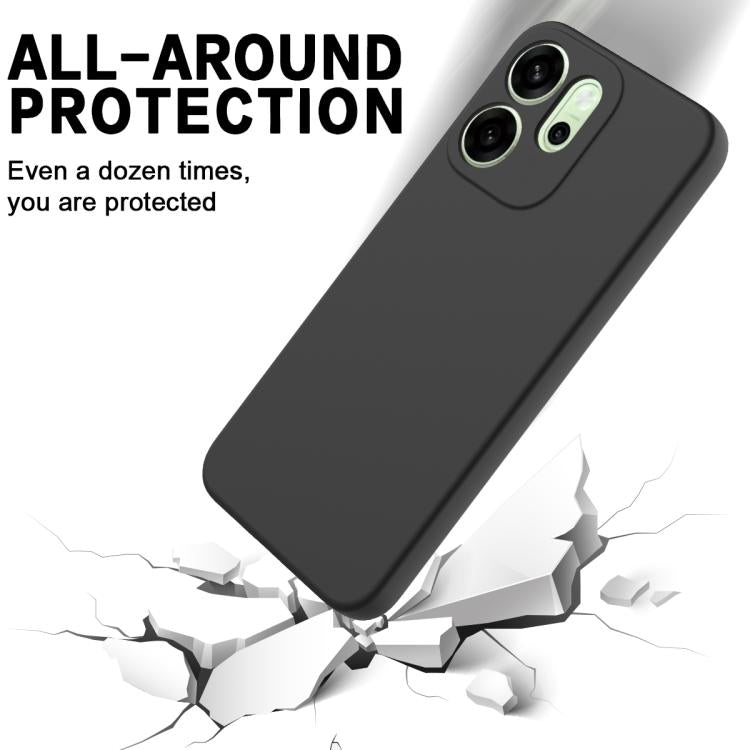 Solid Color Liquid Silicone Dropproof Full Coverage Phone Case, For OPPO Reno14 F 5G, For OPPO A79, For OPPO A5x 4G / 5G, For OPPO A5 4G / 5G Global / A5i Pro 4G, For OPPO Reno14 Pro 5G Global, For OPPO Reno14 5G Global