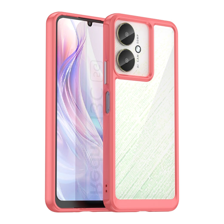 Colorful Series Acrylic Hybrid TPU Phone Case