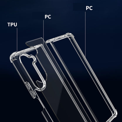 Transparent PC + TPU Shockproof Phone Case, For Samsung Galaxy Z Fold5, For Samsung Galaxy Z Flip5