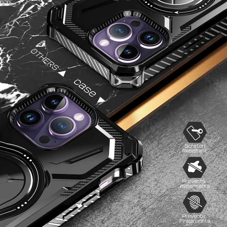 Armor Series Holder Phone Case, For iPhone 15 Pro Max, For iPhone 15 Pro, For iPhone 15 Plus, For iPhone 15