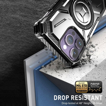 Armor Series Holder Phone Case, For iPhone 15 Pro Max, For iPhone 15 Pro, For iPhone 15 Plus, For iPhone 15