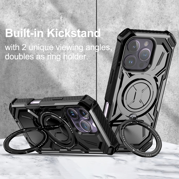 Armor Series Holder Phone Case, For iPhone 16 Pro Max, For iPhone 16 Pro, For iPhone 16 Plus, For iPhone 16