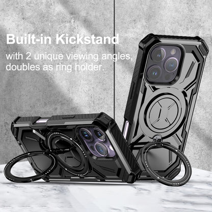 Armor Series Holder Phone Case, For iPhone 16 Pro Max, For iPhone 16 Pro, For iPhone 16 Plus, For iPhone 16