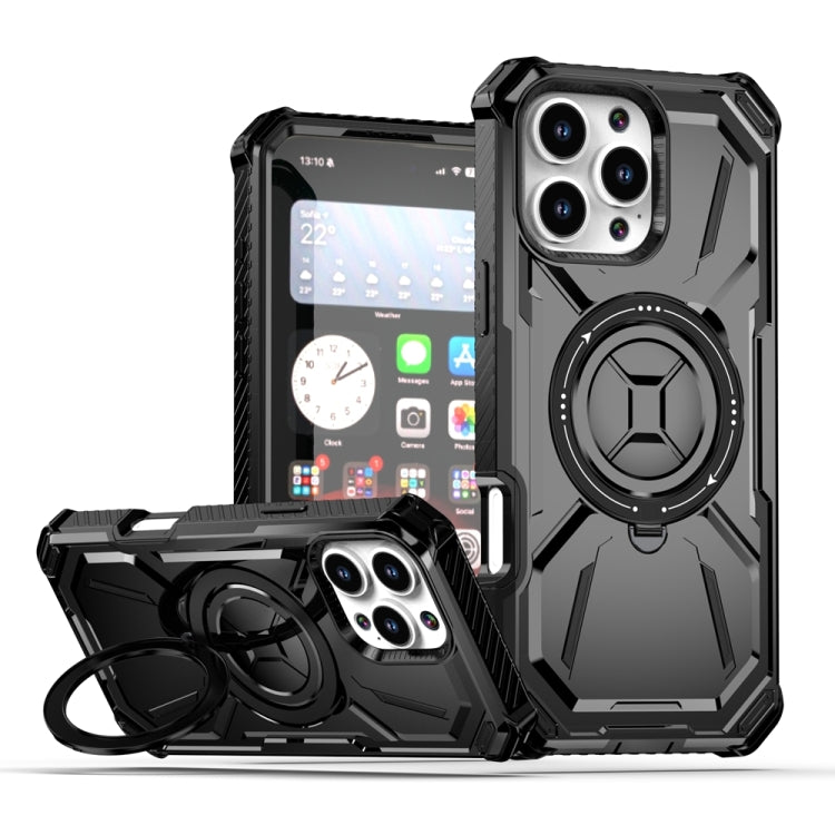 Armor Series Holder Phone Case, For iPhone 16 Pro Max, For iPhone 16 Pro, For iPhone 16 Plus, For iPhone 16